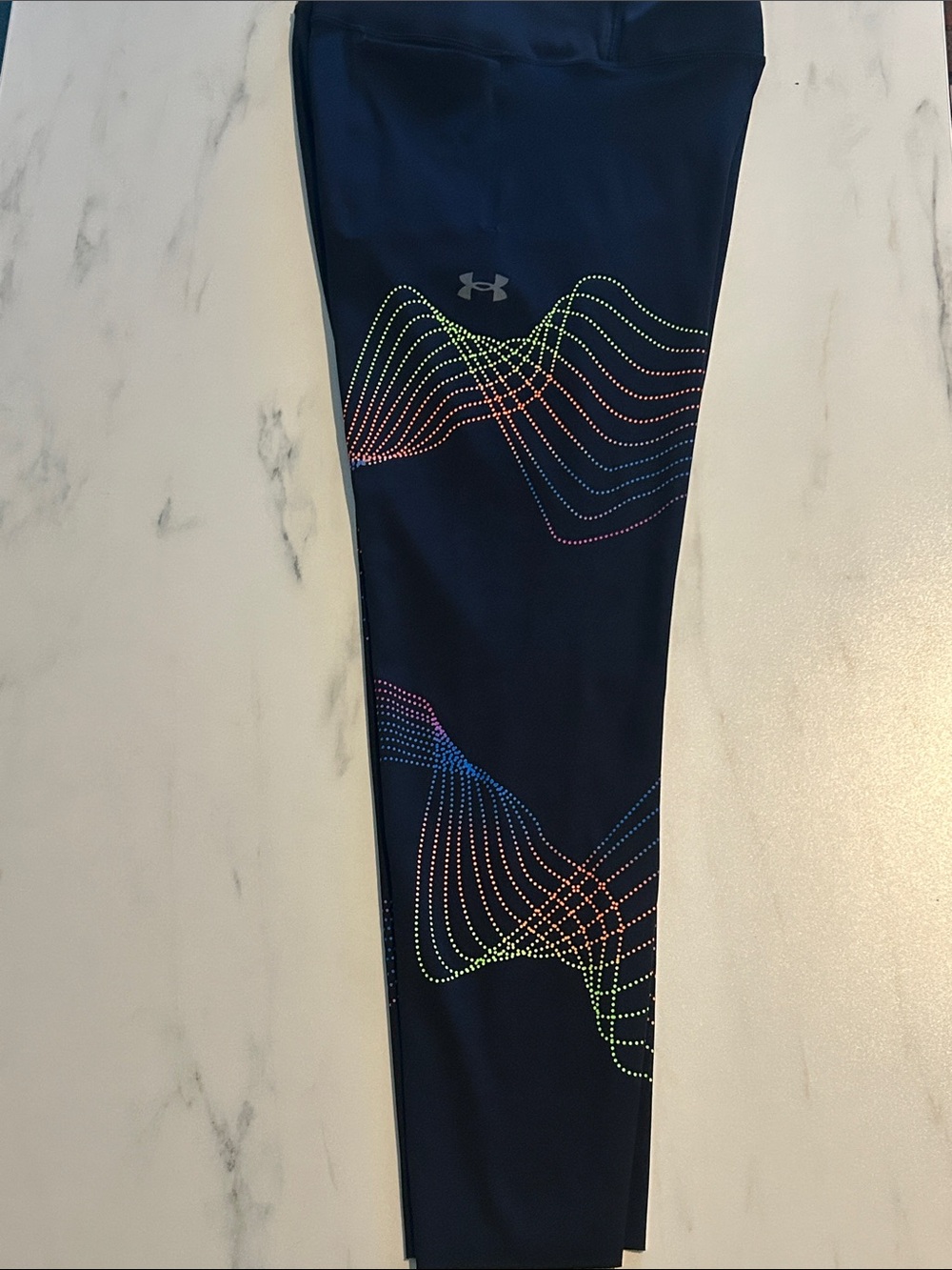 Under Armour Women’s ' Navy Dot Heatgear Leggings